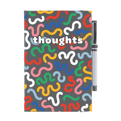 Thoughts Squiggles Notebook with Pen - Image 4