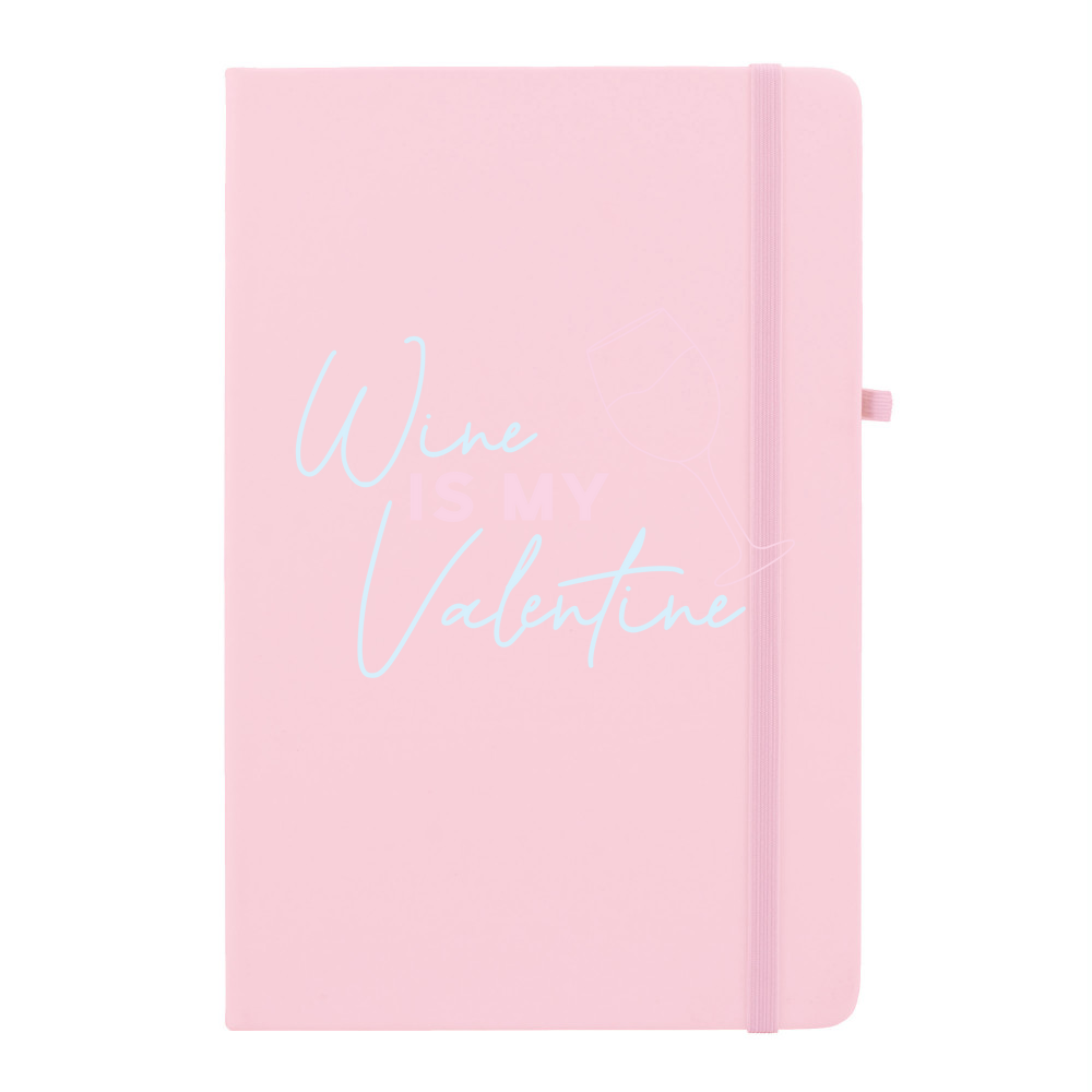 Wine Is My Valentine Personalised Soft Feel Notebook - Image 10