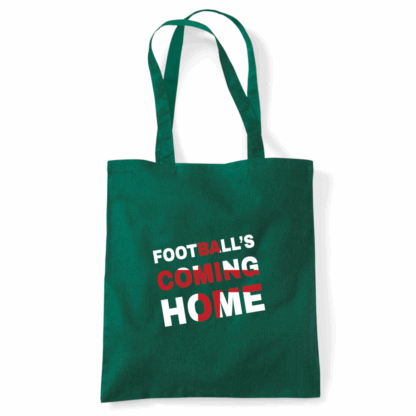 Football's Coming Home Coloured Cotton Tote Bag - Image 29