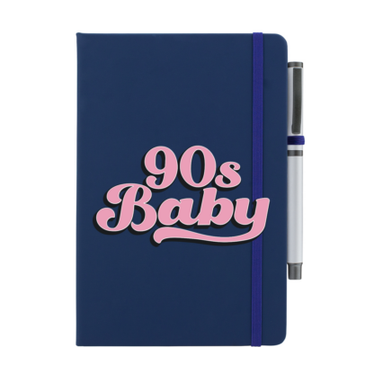 90s Baby Personalised Notebook with Pen - Image 7