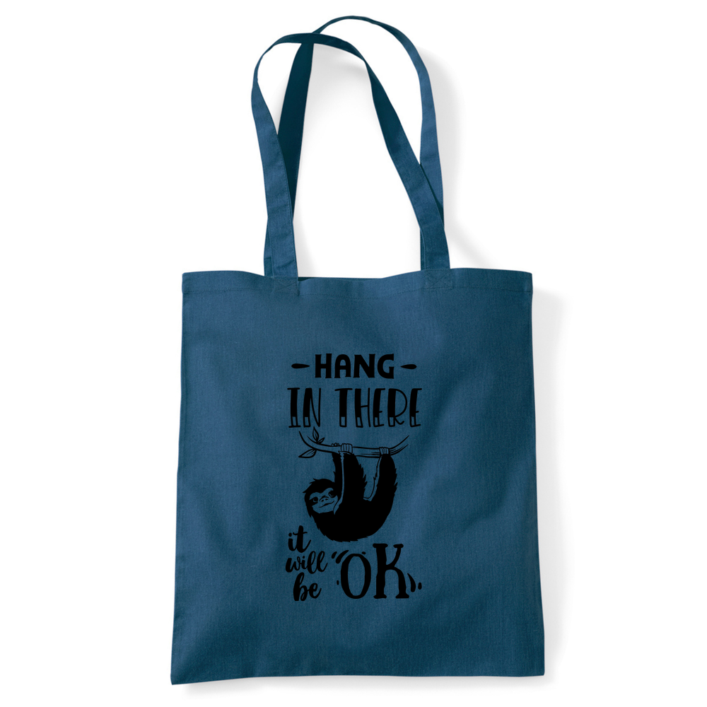 Hang In There Sloth Tote Bag - Image 19