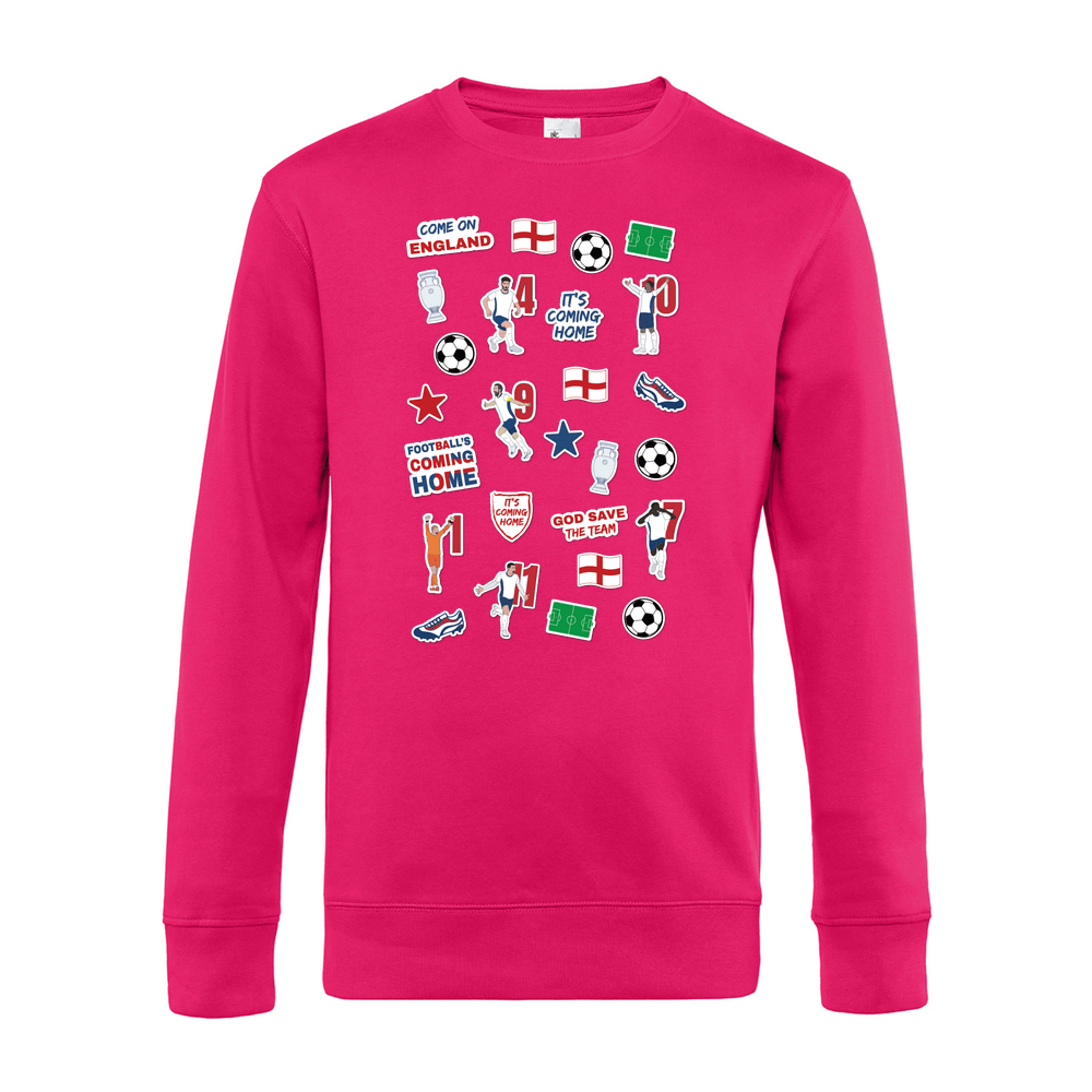 England Collage Crew Neck Sweatshirt - Image 21