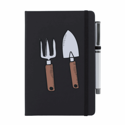 Gardening Tools Personalised Notebook and Pen - Image 3
