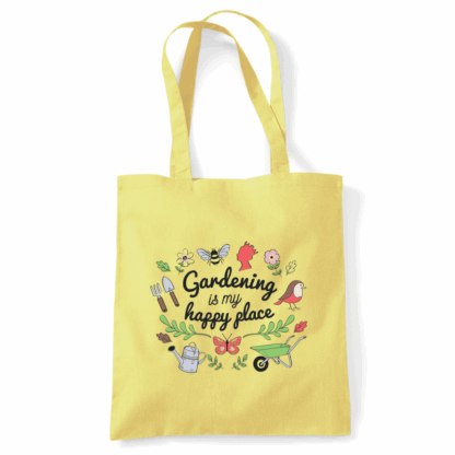 Gardening is my Happy Place Tote Bag - Image 26