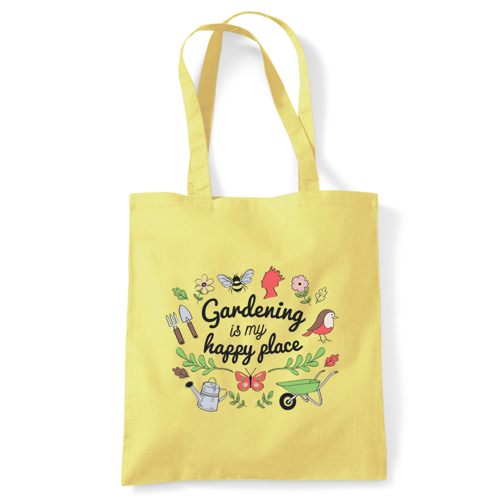 Gardening is my Happy Place Tote Bag - Image 26