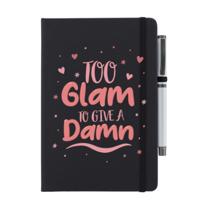 Too Glam To Give A Damn Personalised Notebook with Pen - Image 11
