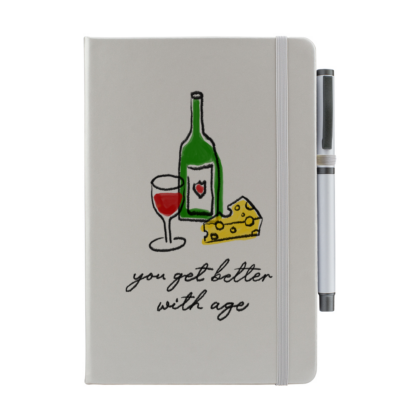 You Get Better With Age Personalised Notebook with Pen - Image 8