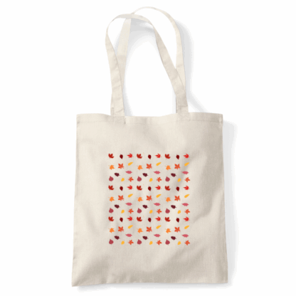 Autumn Leaves Cotton Tote Bag - Image 5