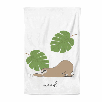 Sloth Mood Tea Towel
