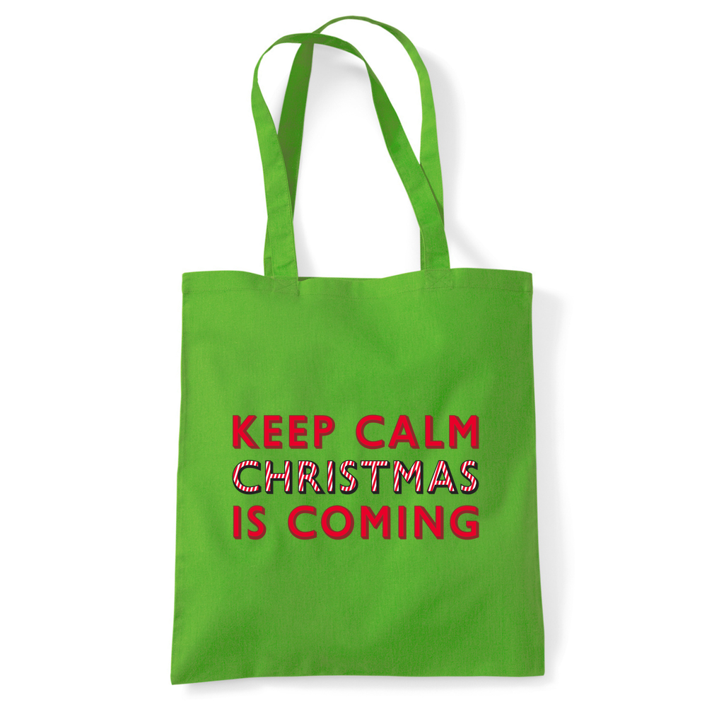 Keep Calm Christmas Is Coming Tote Bag - Image 14
