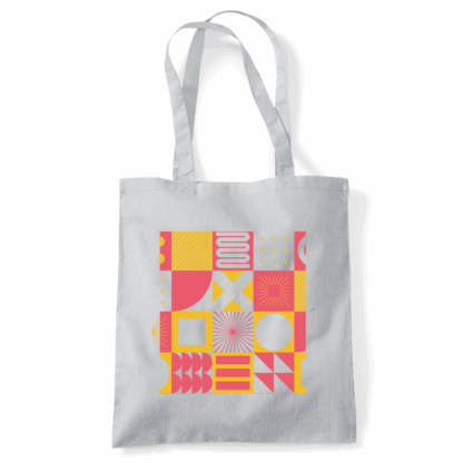 Square Patterns Tote Bag - Image 5