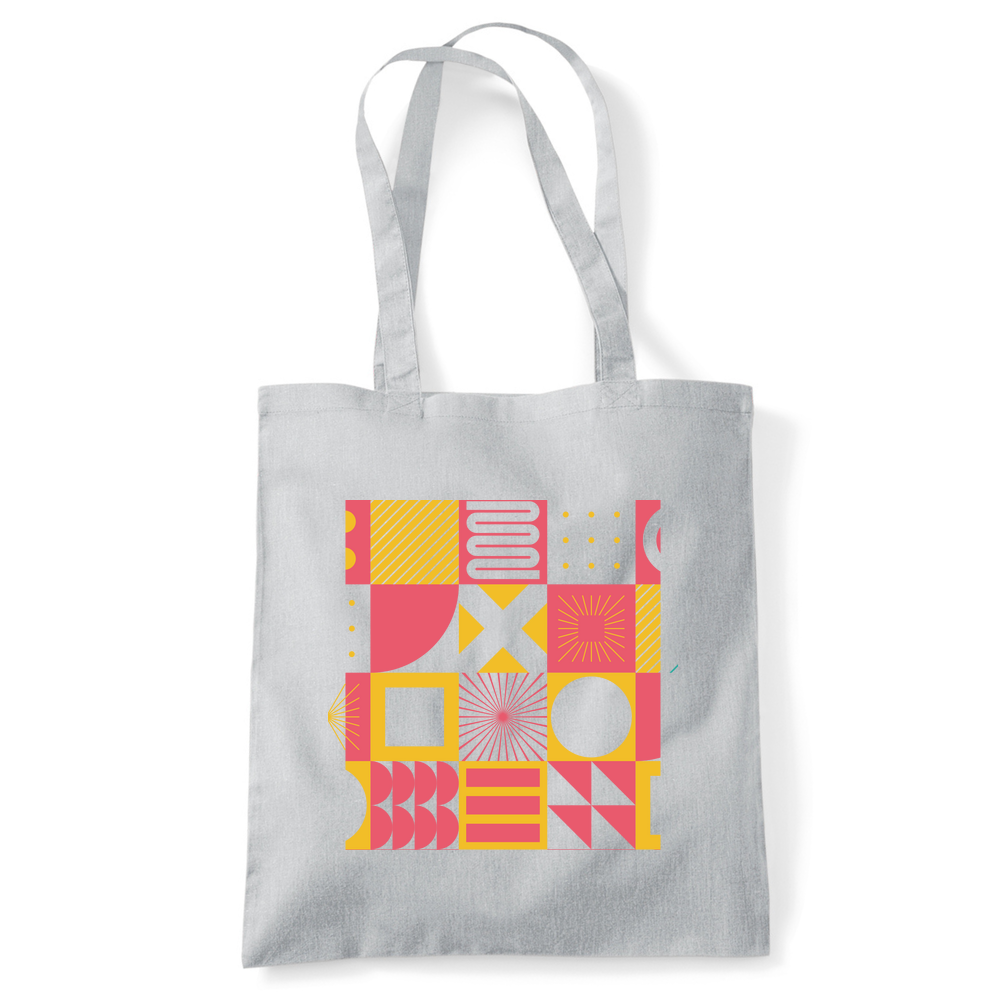 Square Patterns Tote Bag - Image 5
