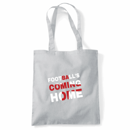 Football's Coming Home Coloured Cotton Tote Bag - Image 40