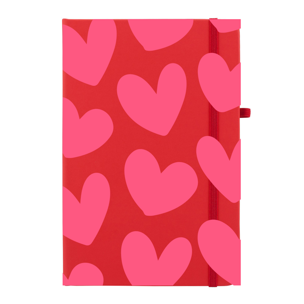 Love Hearts Personalised Soft Feel Notebook - Image 7