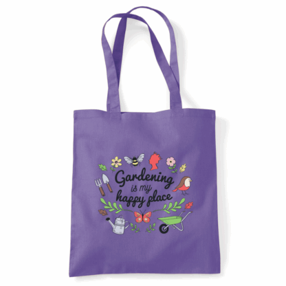 Gardening is my Happy Place Tote Bag - Image 13
