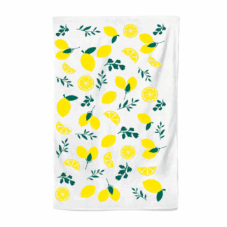 Lemons Personalised Tea Towel
