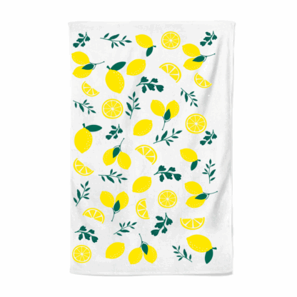 Lemons Personalised Tea Towel