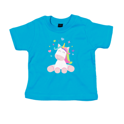 Cute Unicorn Personalised Baby/Toddler T-Shirt - Image 5