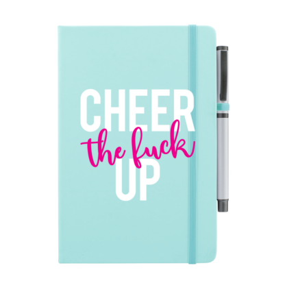 Cheer The F*ck Up Personalised Notebook with Pen - Image 14