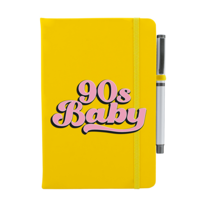 90s Baby Personalised Notebook with Pen - Image 9