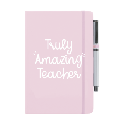 Truly Amazing Teacher Personalised Pen & Notebook Set - Image 2
