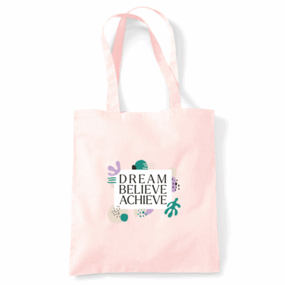 Dream Believe Achieve Tote Bag - Image 27