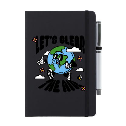 Lets Clear The Air Personalised Notebook with Pen - Image 3