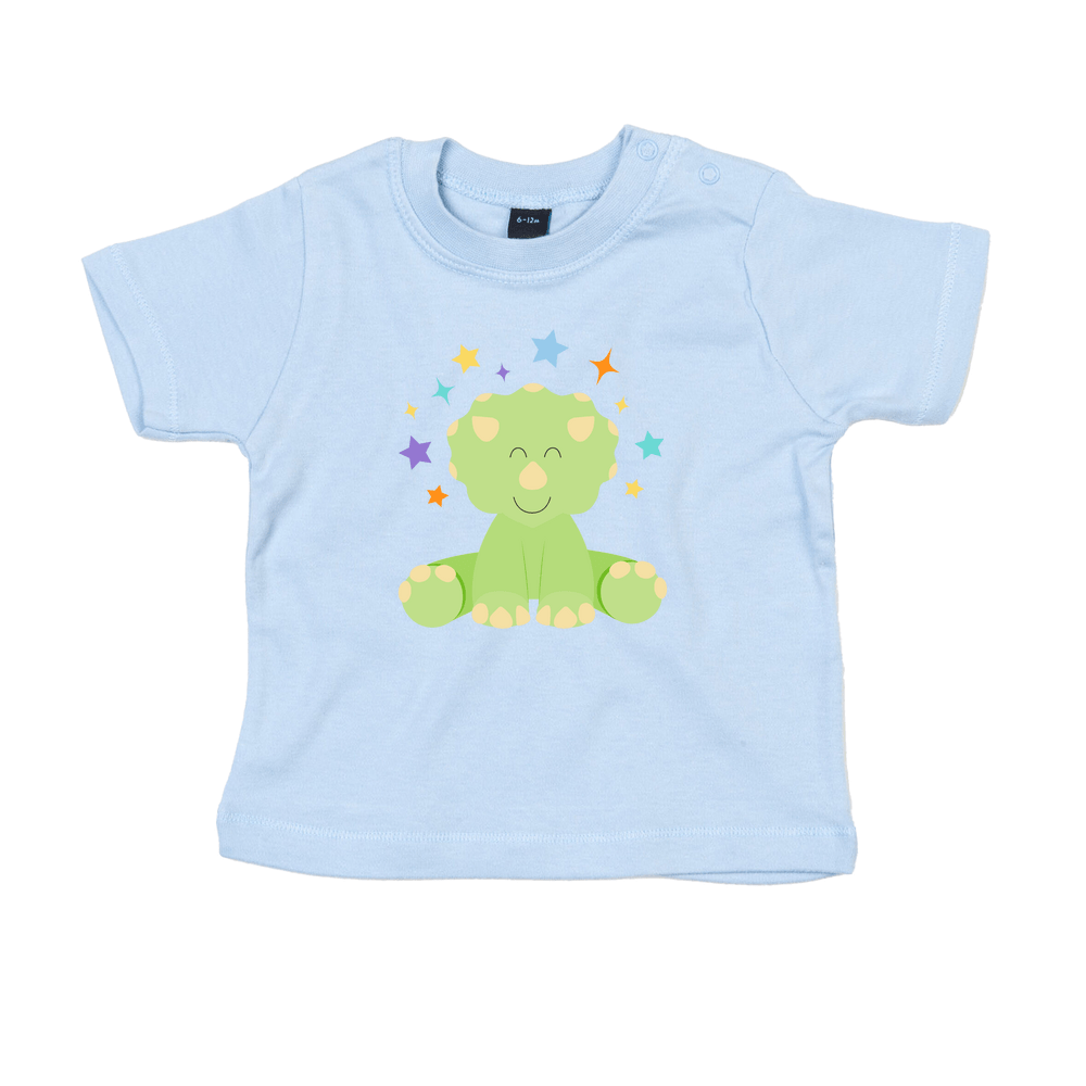 Cute Dinosaur Personalised Baby/Toddler T-Shirt - Image 4