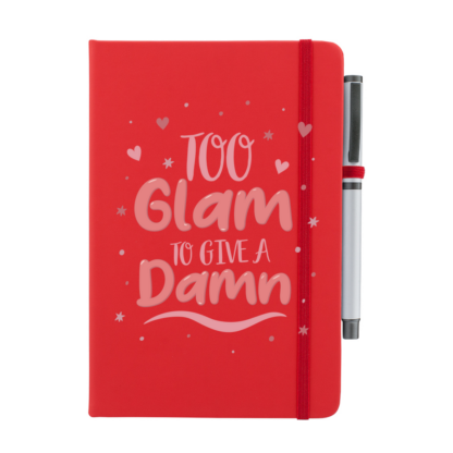 Too Glam To Give A Damn Personalised Notebook with Pen - Image 7