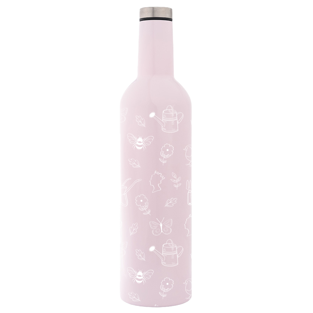 Gardening Pattern Flask Bottle - Image 2