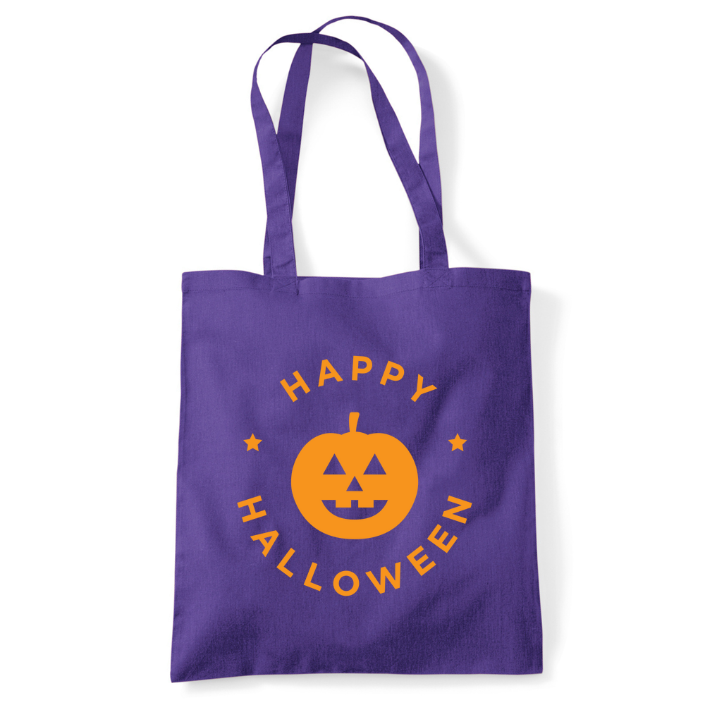 Happy Halloween Pumpkin Personalised Tote Bag - Image 18