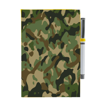 Camouflage Personalised Notebook with Pen - Image 11