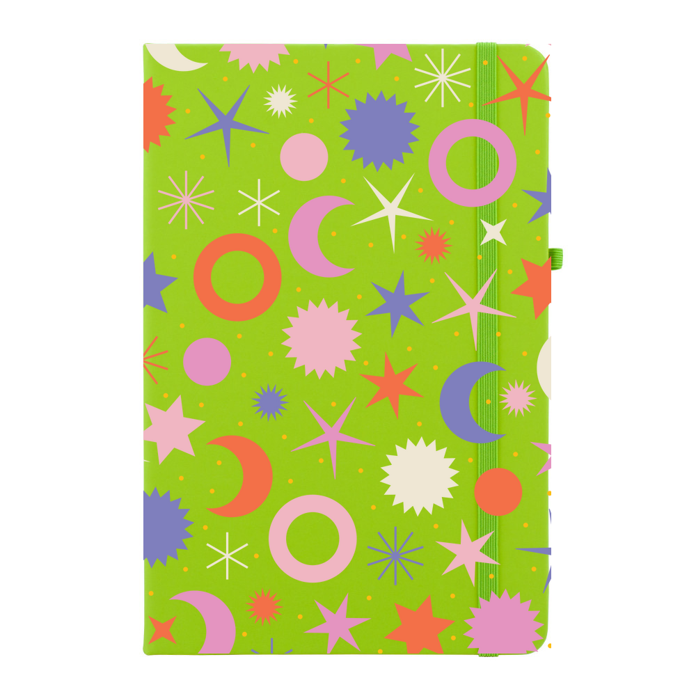 Moons and Stars Pattern Notebook - Image 7
