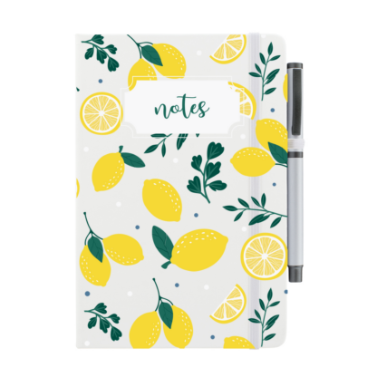 Lemons Notebook with Pen - Image 3