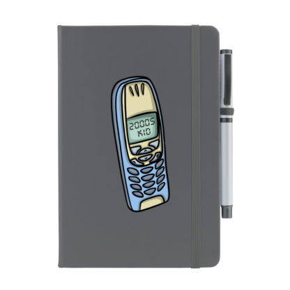 2000s Kid Phone Personalised Notebook with Pen - Image 2