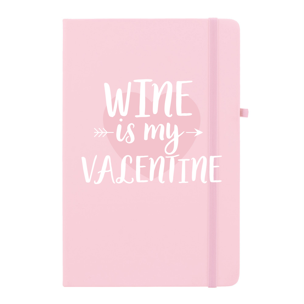 Wine Is My Valentine Soft Feel Notebook - Image 9