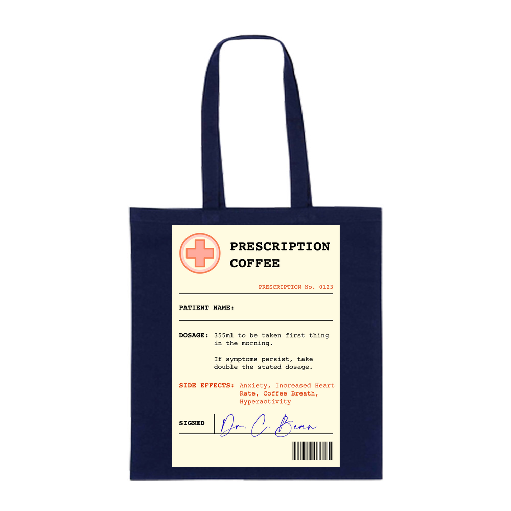 Coffee Prescription Personalised Tote Bag - Image 3