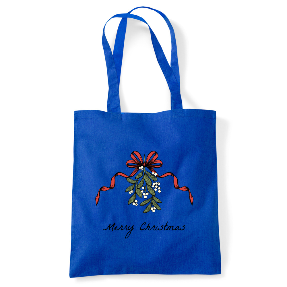 Merry Christmas Mistletoe Tote Bag - Image 12