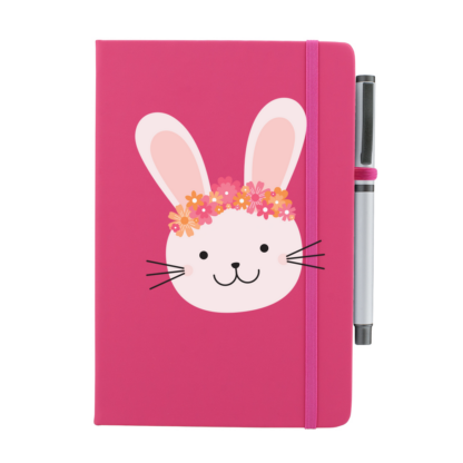 Rabbit Personalised Notebook with Pen - Image 4