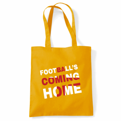 Football's Coming Home Coloured Cotton Tote Bag - Image 23