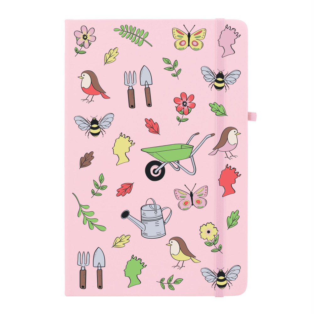 Gardening Pattern Personalised Notebook - Image 3