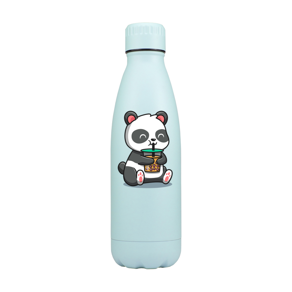 Cute Panda Personalised Metal Bottle - Image 4