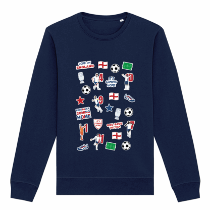 England Collage Crew Neck Sweatshirt - Image 11