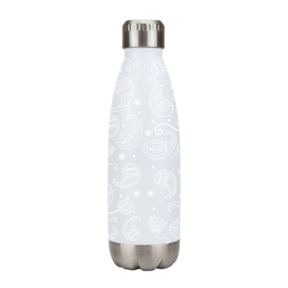 Paisley Metal Bottle with Silver Trim - Image 5