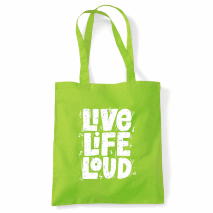 Live Life Loud Tote Bag - Image 39