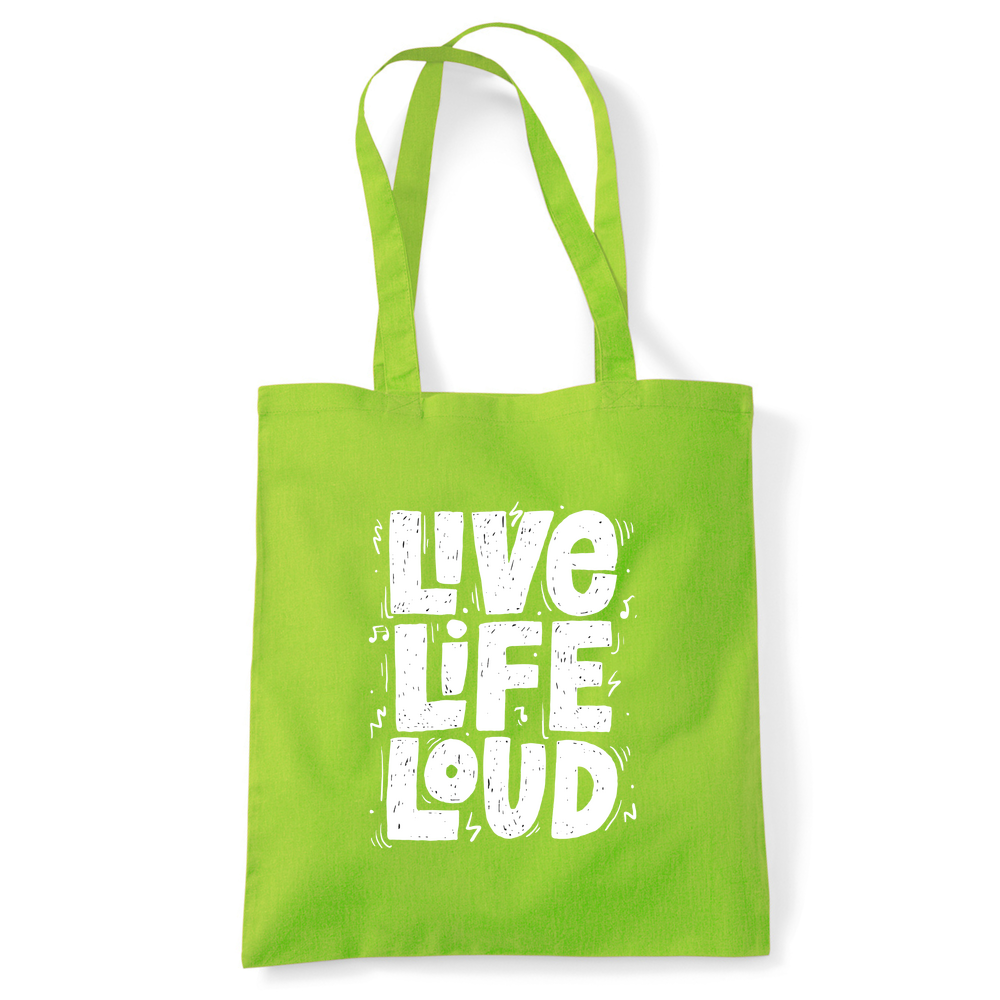 Live Life Loud Tote Bag - Image 39