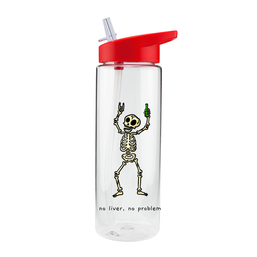 No Liver, No Problem Skeleton Bottle - Image 6