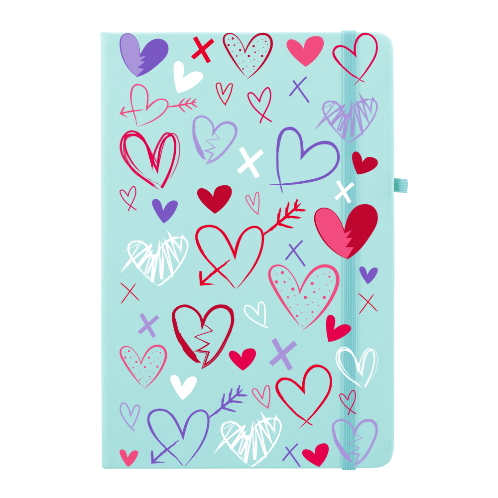 Heart Scribbles Soft Feel Notebook - Image 11