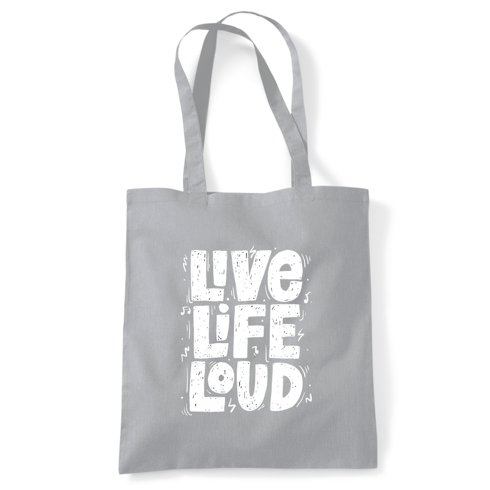 Live Life Loud Tote Bag - Image 16