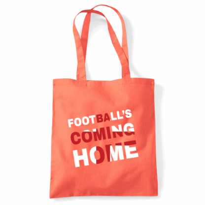 Football's Coming Home Coloured Cotton Tote Bag - Image 22